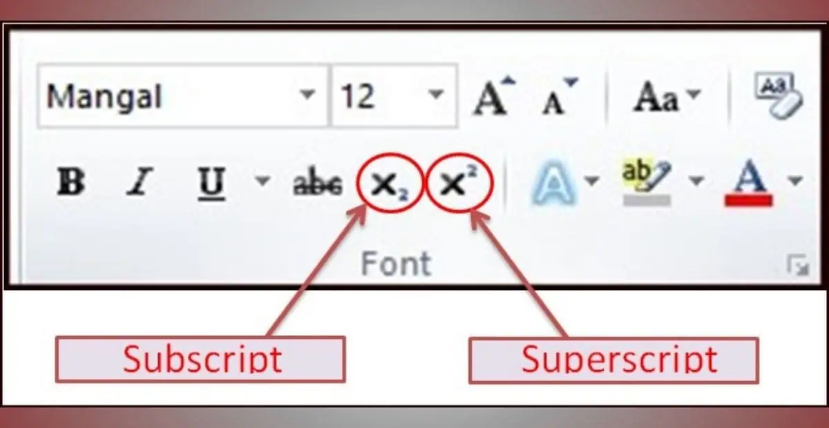 Insert Subscript And Superscript In MS Word - Hindireadings
