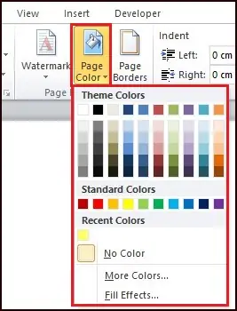Page Color